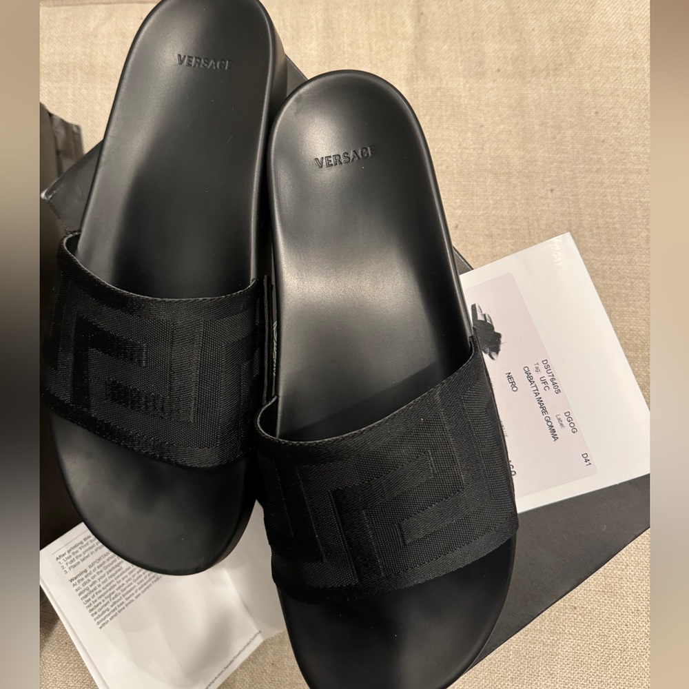 CIABATTA MARE GOMMA Versace Mens Sandals